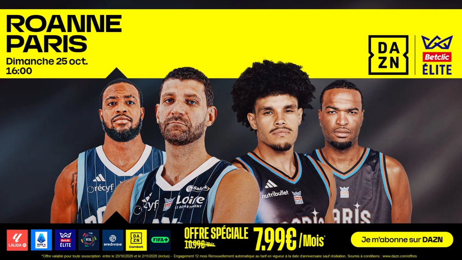 Roanne - Paris sur DAZN